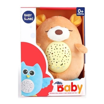 Jucaria de plus urs Misha cu sunete si lumini, 30 cm Jucaria de plus urs Misha cu sunete si lumini, 30 cm