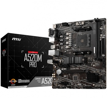 Placa de baza MSI A520M PRO, Socket AM4 Placa de baza MSI A520M PRO, Socket AM4
