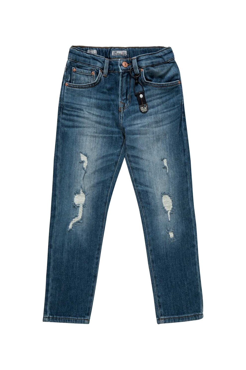 LTB, Blugi cu aspect deteriorat Diego, Albastru inchis/Albastru pal