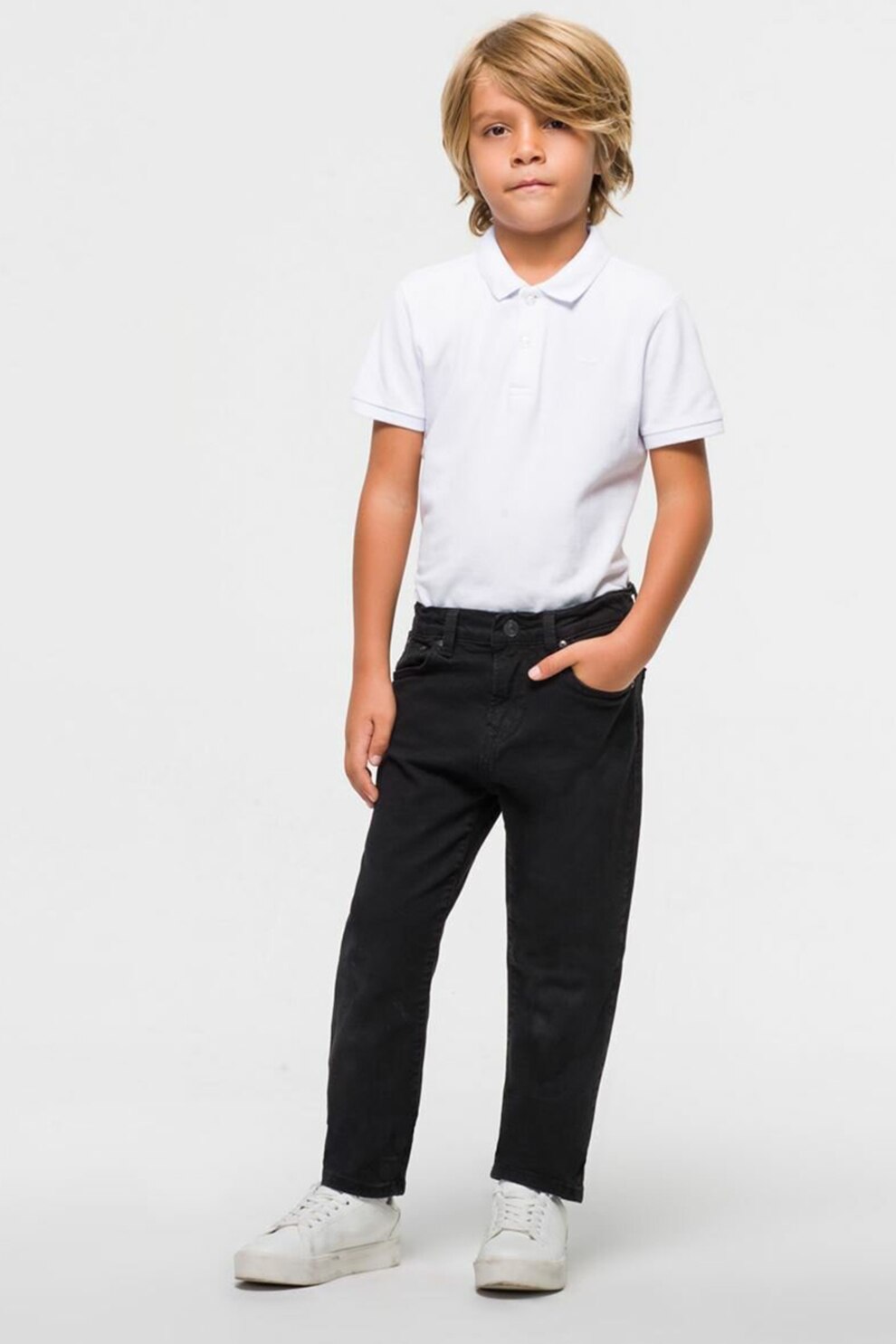 LTB, Blugi din amestec de modal Ravi, Negru, 140 CM