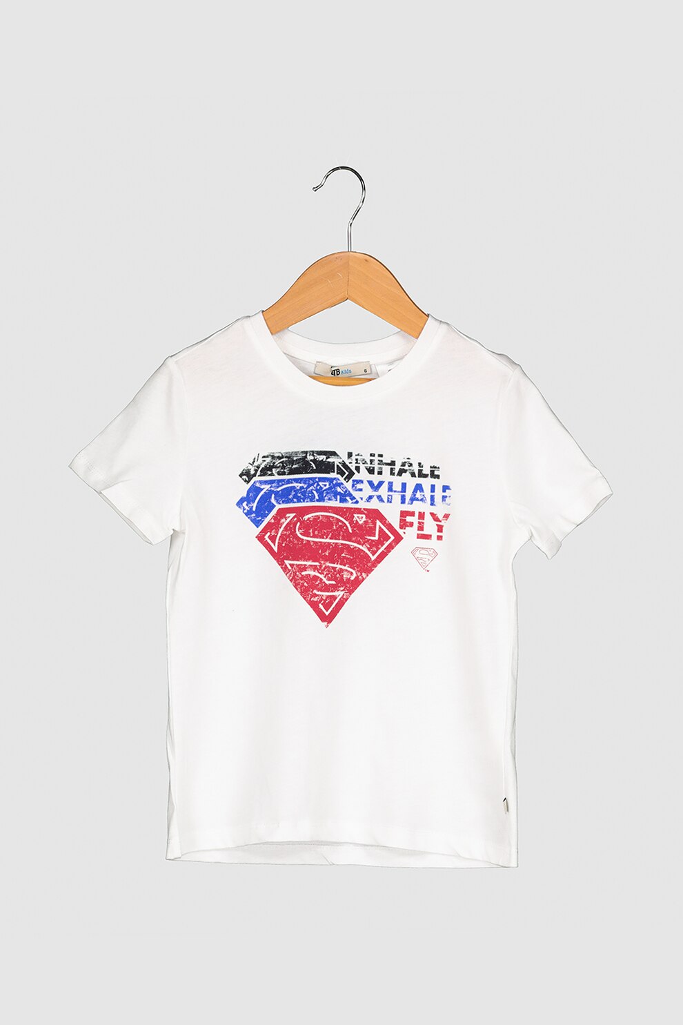 LTB, Tricou cu model grafic Mosoto, Alb/Rosu