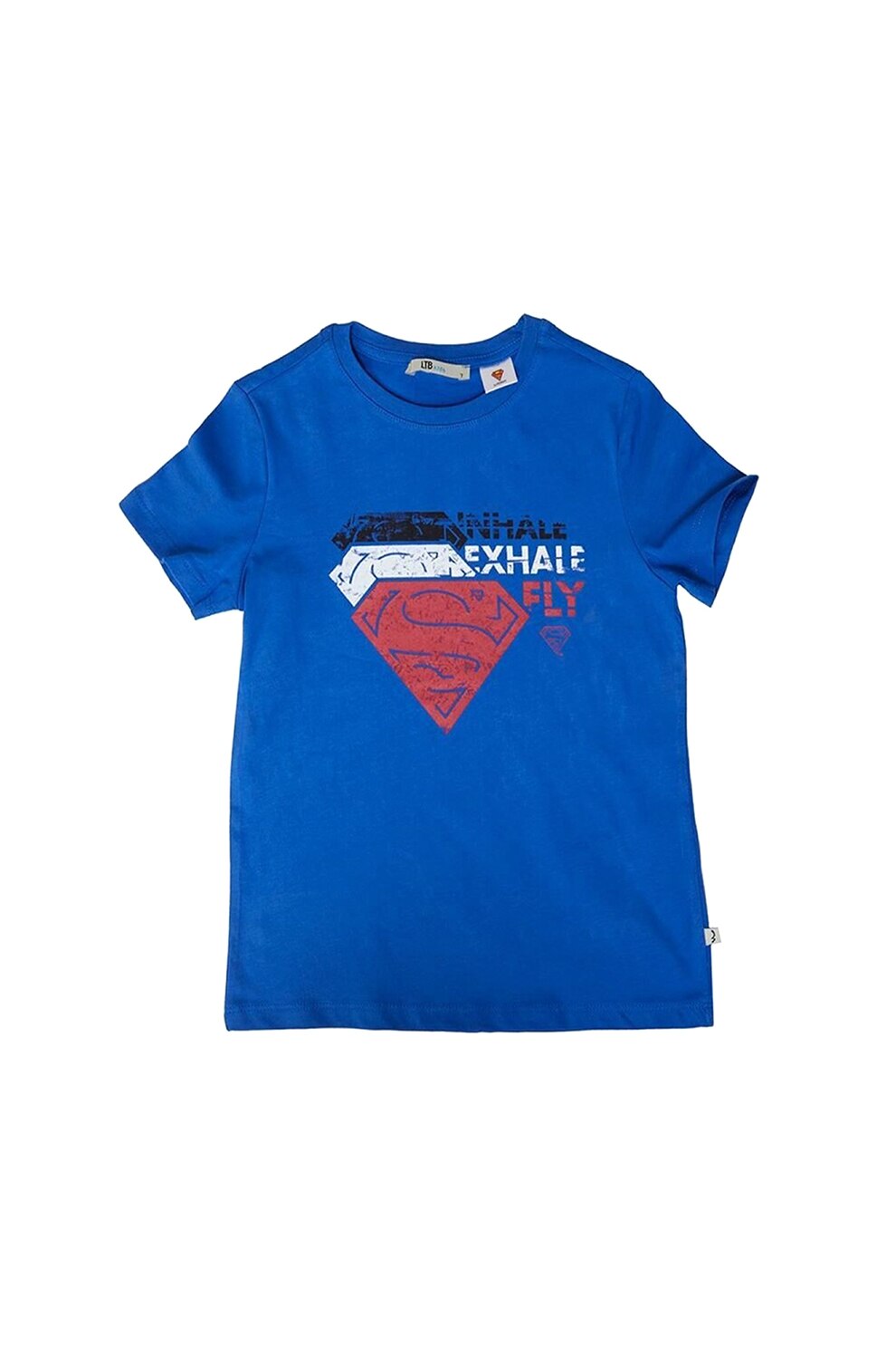 LTB, Tricou cu model grafic Mosoto, Albastru inchis/Rosu