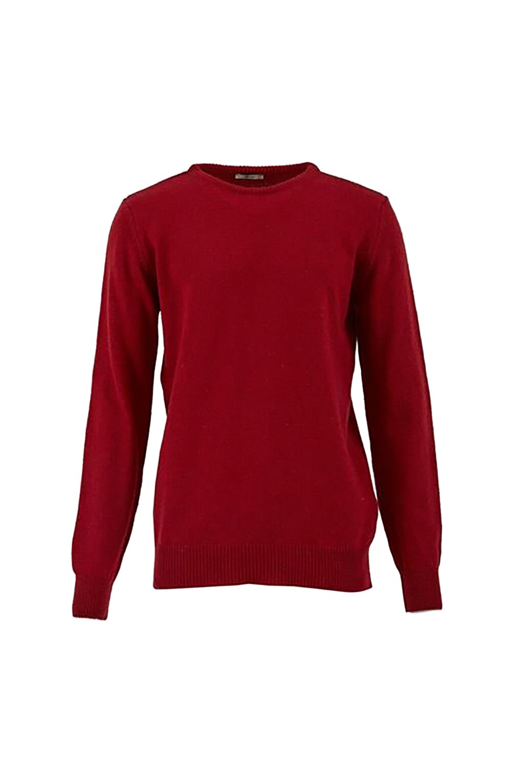 LTB, Pulover tricotat fin cu decolteu rotund Namera, Rosu inchis