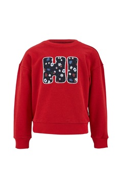 LTB, Bluza sport cu model text, Rosu LTB, Bluza sport cu model text, Rosu