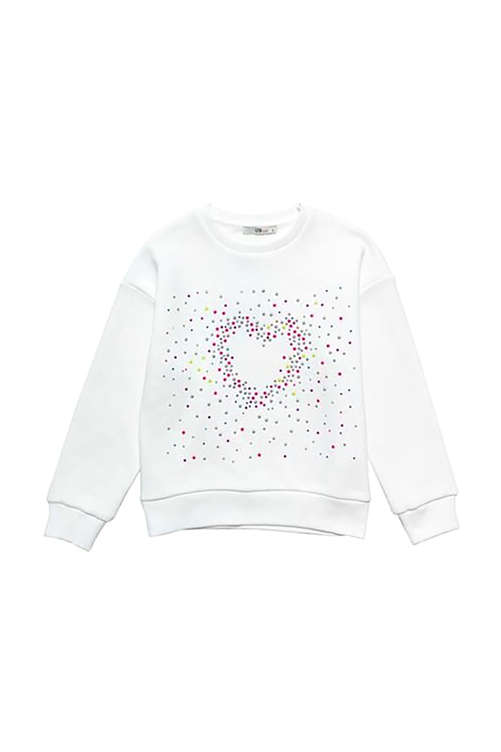 LTB, Bluza sport cu model grafic Fagoke, Alb optic