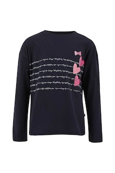 LTB, Bluza cu imprimeu text Ricewa, Bleumarin/Roz LTB, Bluza cu imprimeu text Ricewa, Bleumarin/Roz