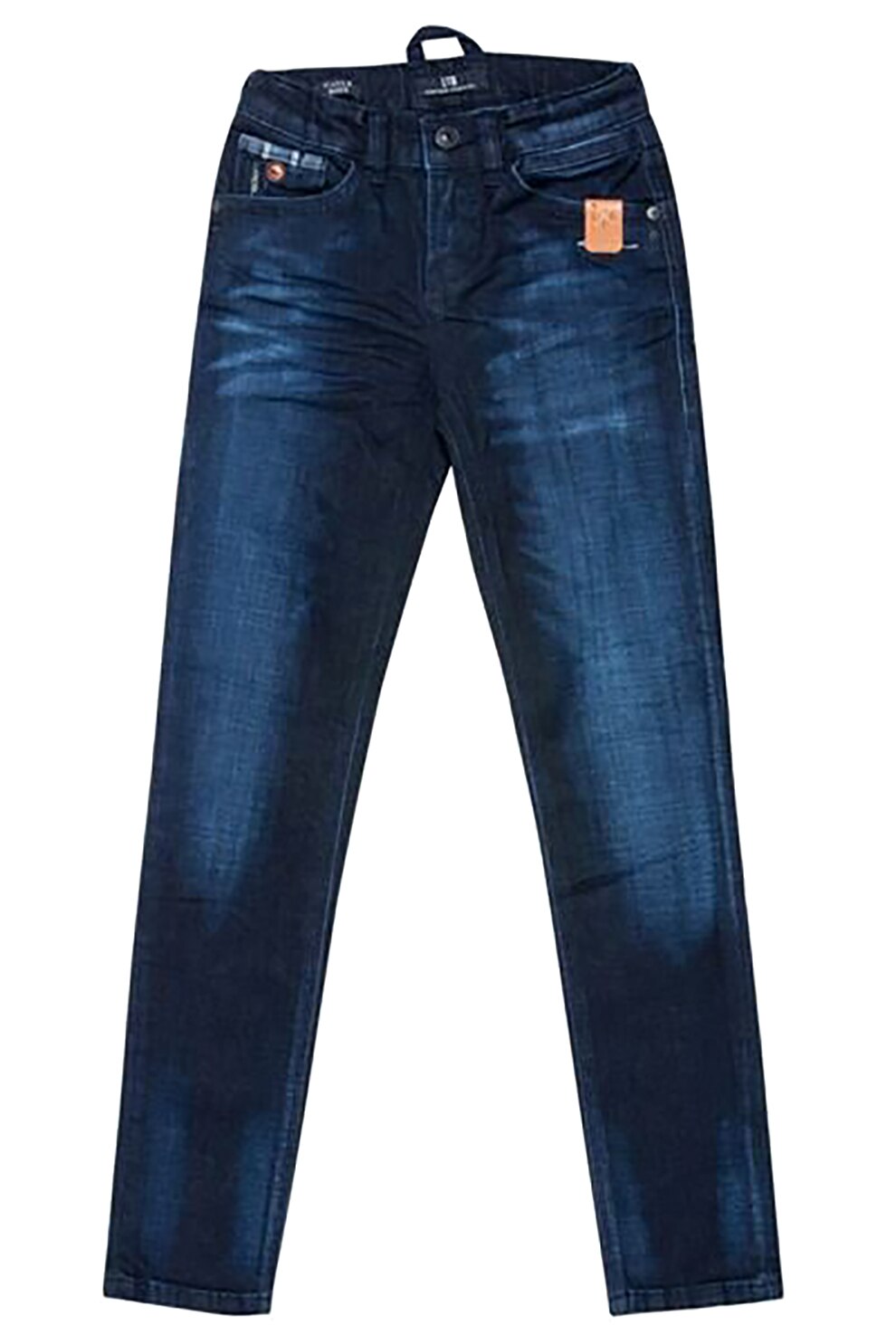 LTB, Blugi cu aspect decolorat Cayle, Bleumarin inchis, 152 CM