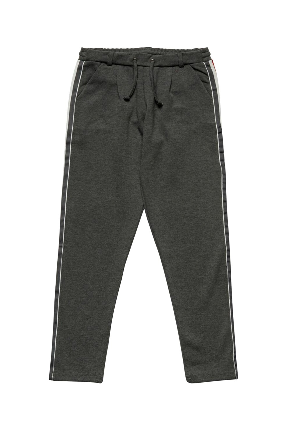 LTB, Pantaloni sport cu snur de ajustare Jowose, Gri inchis melange