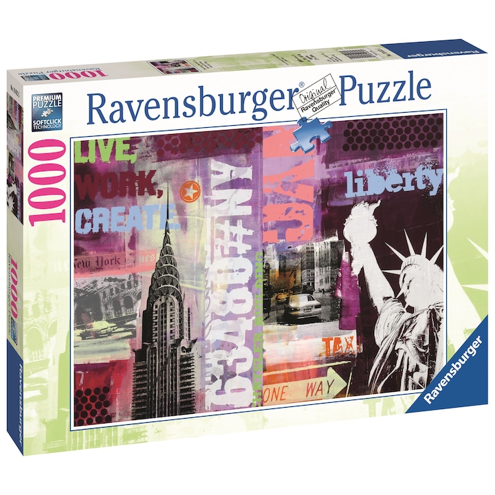 Ravensburger puzzle - New York, 1000 darab