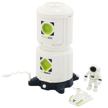 Set de joaca M-Toys Statia Spatiala cu lumini si sunete, 3 piese Set de joaca M-Toys Statia Spatiala cu lumini si sunete, 3 piese