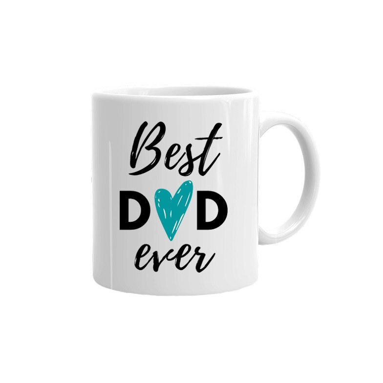 Cana personalizata pentru tati Best dad ever, 320ml