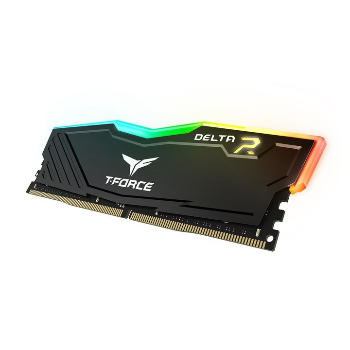 Оперативна памет Team Group T-Force Delta RGB Black DDR4 16GB (2x8GB) 3600MHz 1.35V 4-BLK-8Gx2-3600