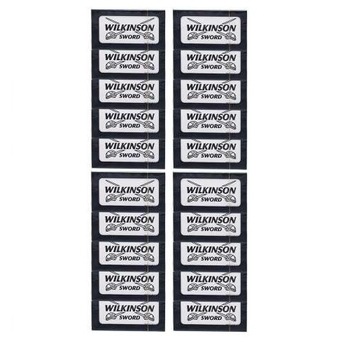 Rezerve lame de barbierit WILKINSON Sword Double Edge 100 bucati/set Rezerve lame de barbierit WILKINSON Sword Double Edge 100 bucati/set