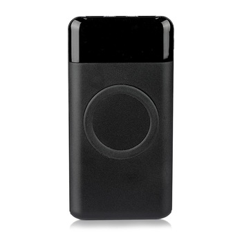 Baterie externa wireless, V-TAC, Cu display, 10000mAh, 2 X USB, Negru Baterie externa wireless, V-TAC, Cu display, 10000mAh, 2 X USB, Negru