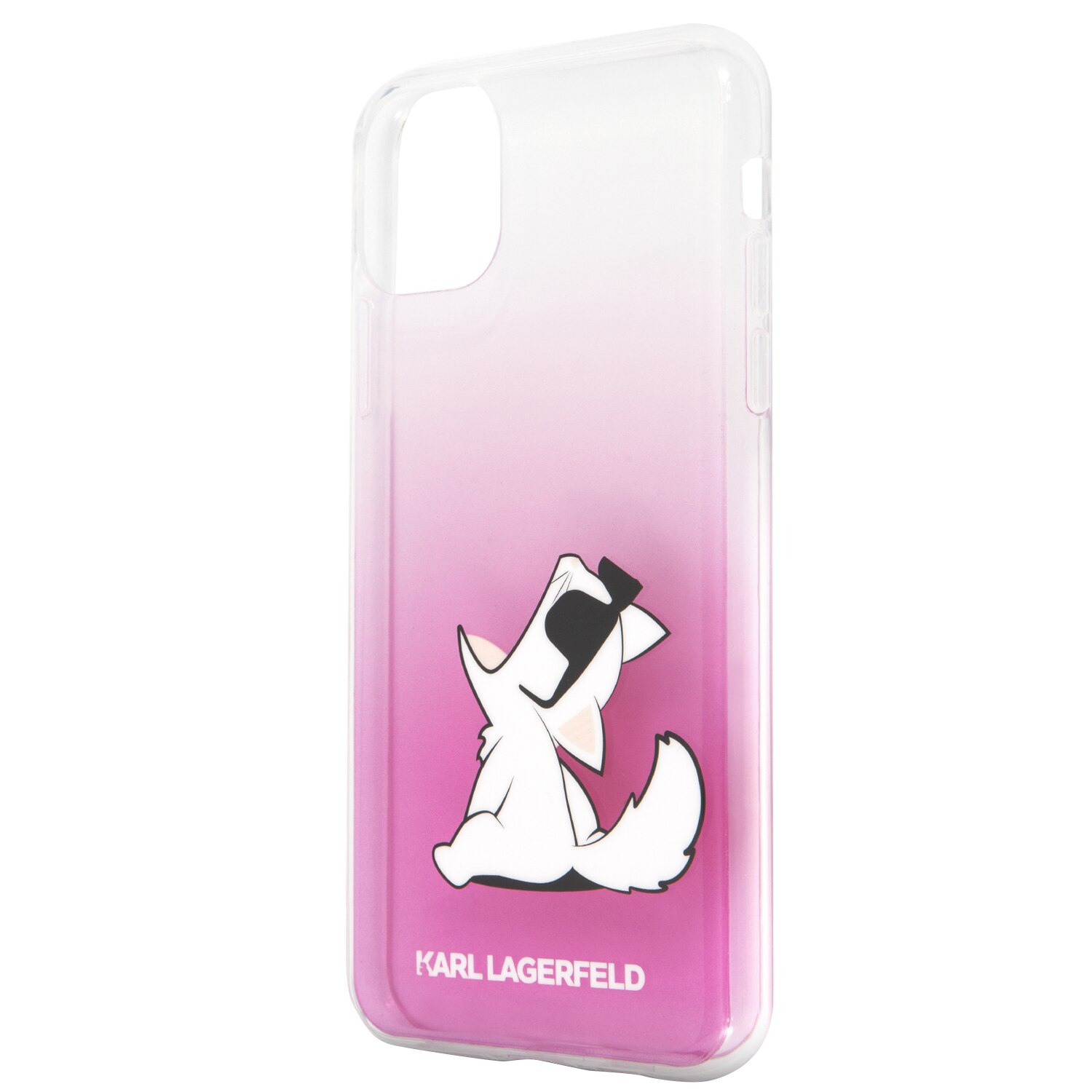 Husa de protectie Karl Lagerfeld KLHCN65CFNRCPI Choupette Fun pentru iPhone 11 Pro Max Pink