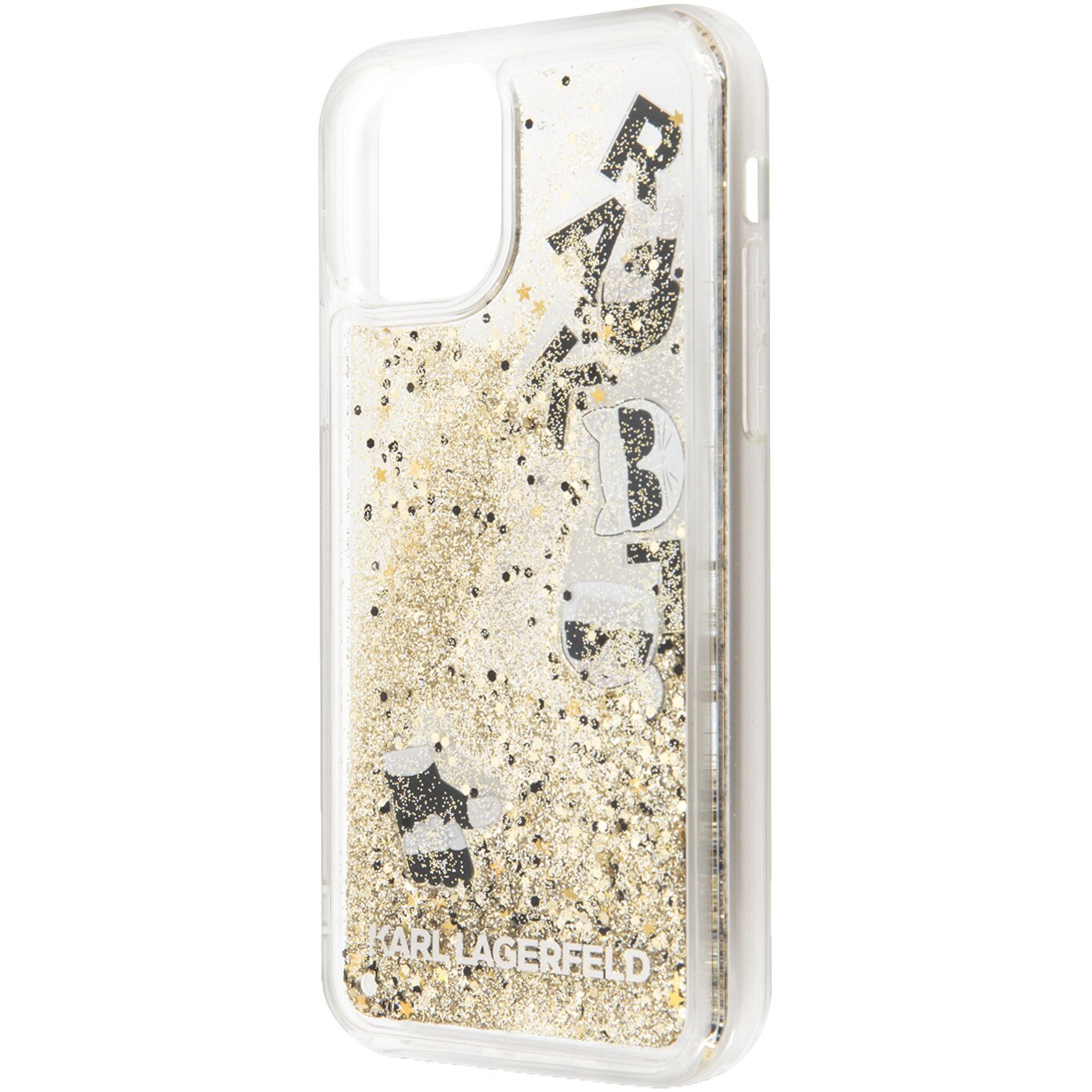 Husa de protectie Karl Lagerfeld KLHCN58ROGO Liquid pentru iPhone 11 Pro Auriu