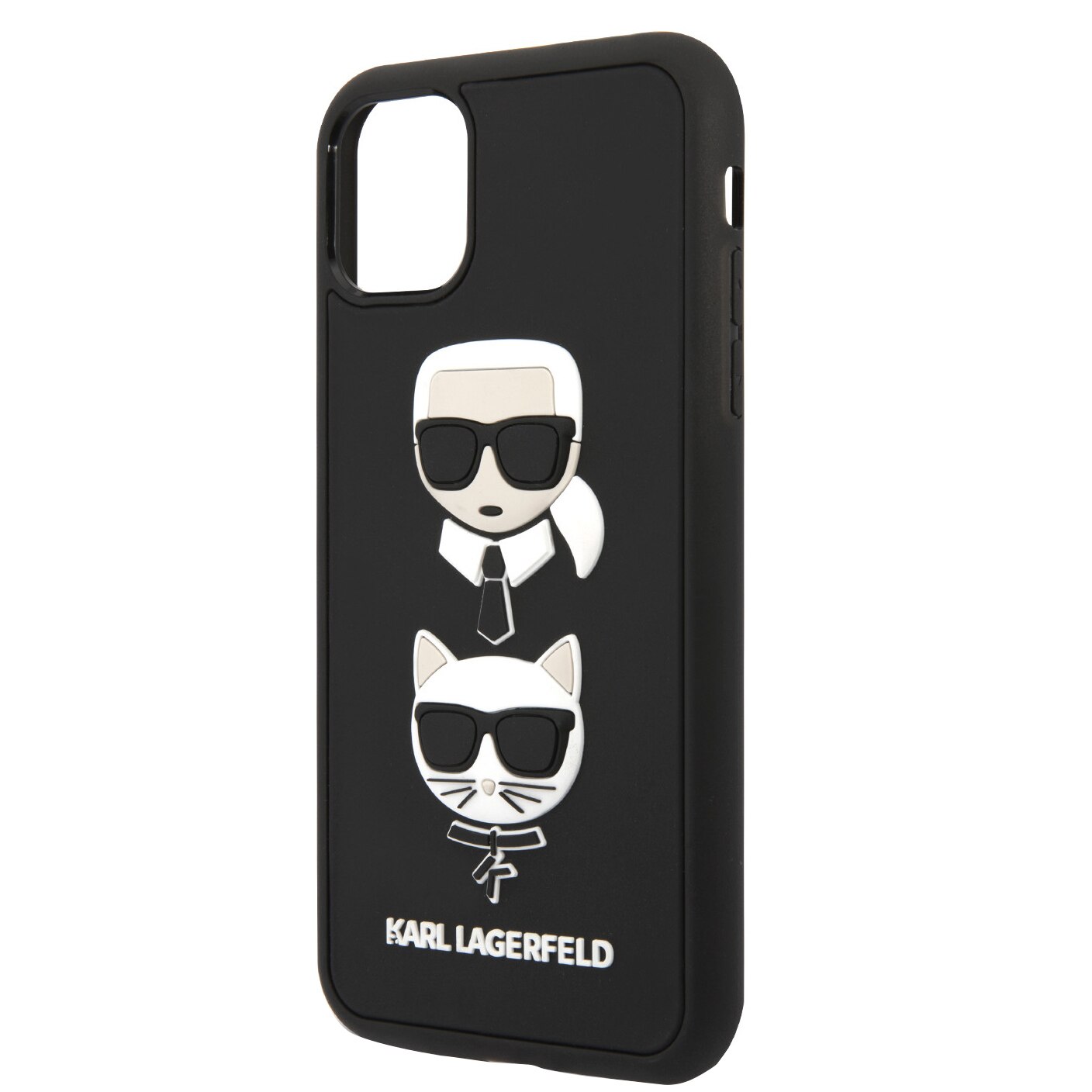 Husa de protectie Karl Lagerfeld KLHCN58IK3DKC 3D Rubber Heads Kryt Pro pentru iPhone 11 Pro Black