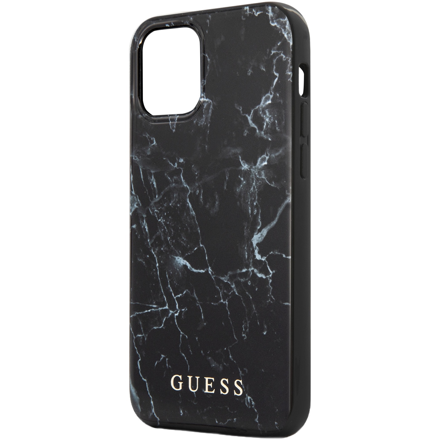 Husa de protectie Guess GUHCP12MPCUMABK Marble pentru iPhone 12/12 Pro Black
