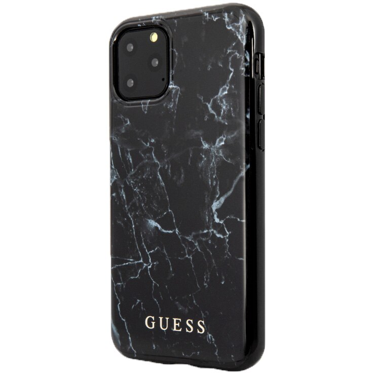Husa de protectie Guess GUHCN58PCUMABK Marble pentru iPhone 11 Pro, Black