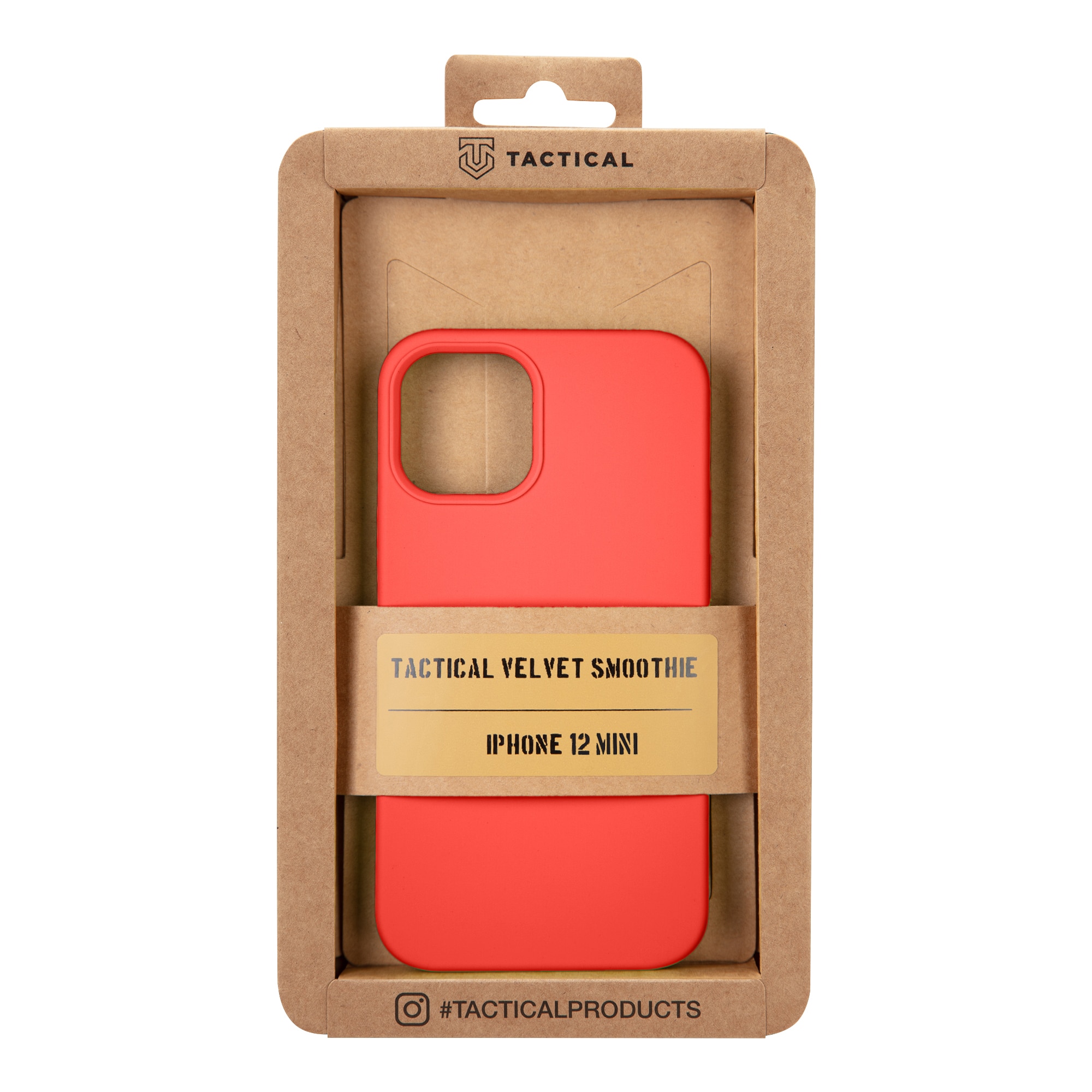Husa de protectie Tactical Velvet Smoothie pentru iPhone 12 Mini Chilli