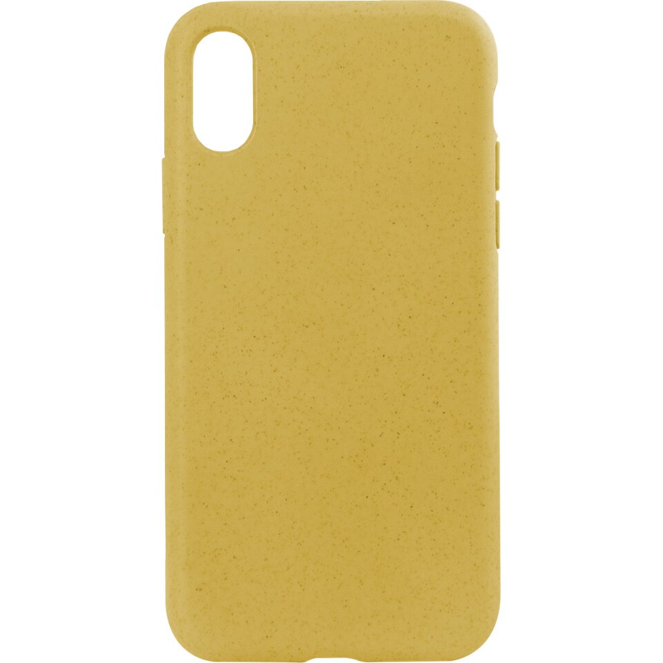 Husa de protectie Soft Ksix Eco-Friendly pentru iPhone X/Xs Galben
