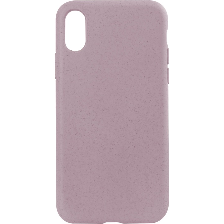 Husa de protectie Soft Ksix Eco-Friendly pentru iPhone Xs Max Roz