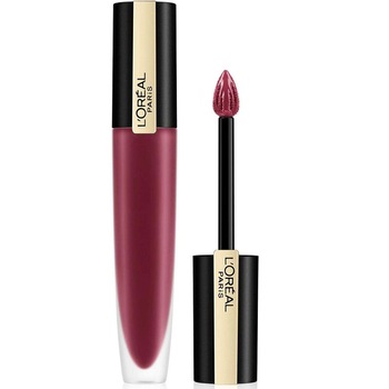 Ruj lichid mat L'Oreal Paris Rouge Signature 103 I Enjoy Prune, 7 ml Ruj lichid mat L'Oreal Paris Rouge Signature 103 I Enjoy Prune, 7 ml