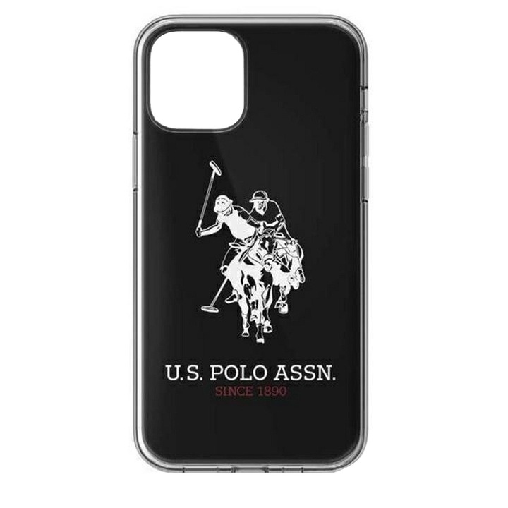 Калъф US Polo USHCP12STPUHRBK Silicone Big Horse за iPhone 12 Mini Black