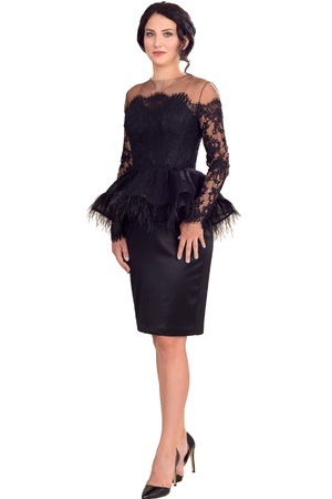 subject abortion successor Rochie de seara, Passion, Tafta si Dantela, Negru, 40 EU - eMAG.ro