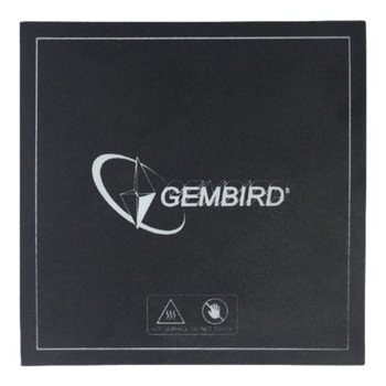 Platforma pentru imprimanta 3D, Gembird, 155x155mm, neagra Platforma pentru imprimanta 3D, Gembird, 155x155mm, neagra