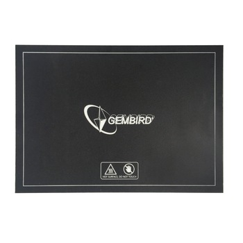 Platforma pentru imprimanta 3D, Gembird, 232x154mm, neagra Platforma pentru imprimanta 3D, Gembird, 232x154mm, neagra