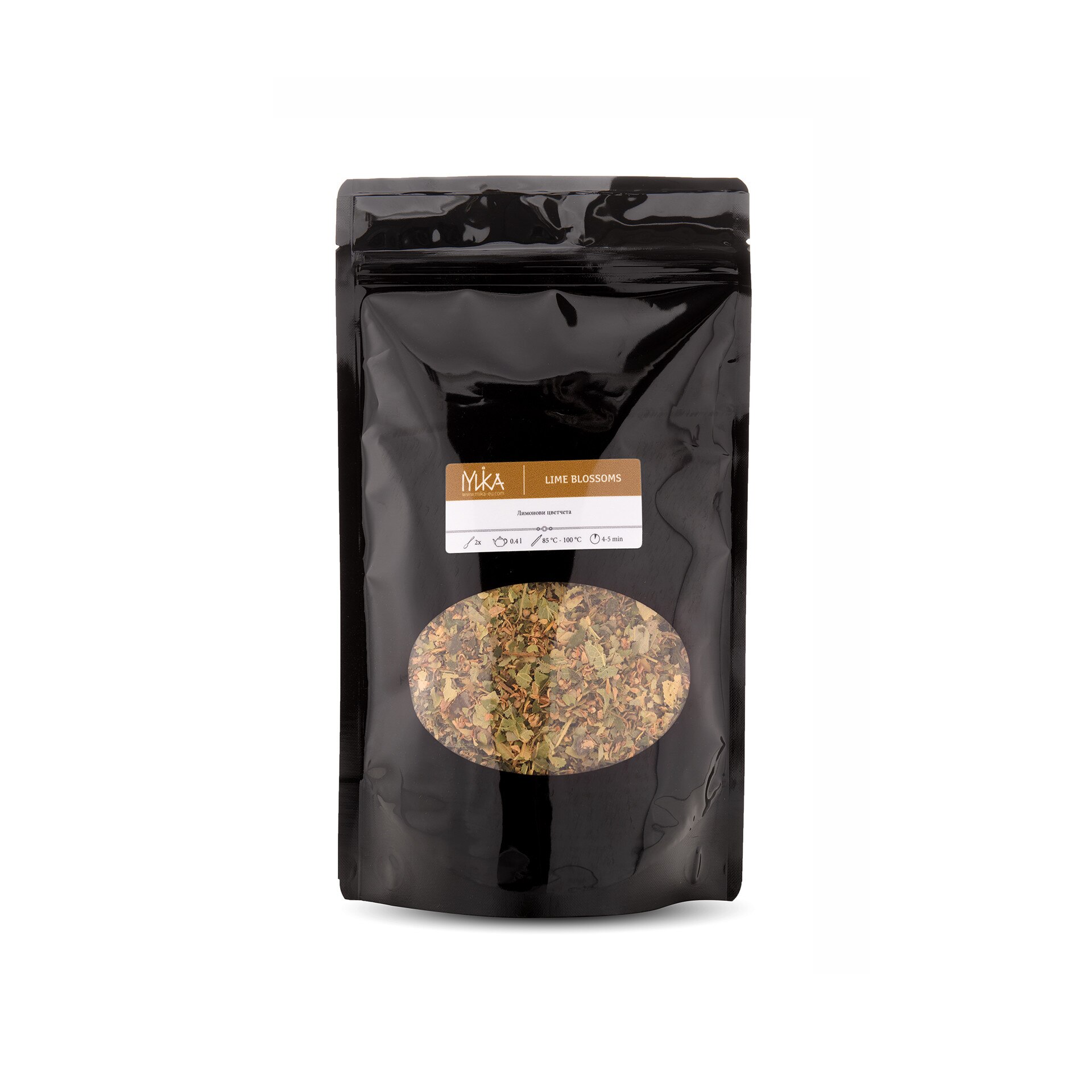 Ceai pe baza de plante Mika Lime-Blossoms, 100 g