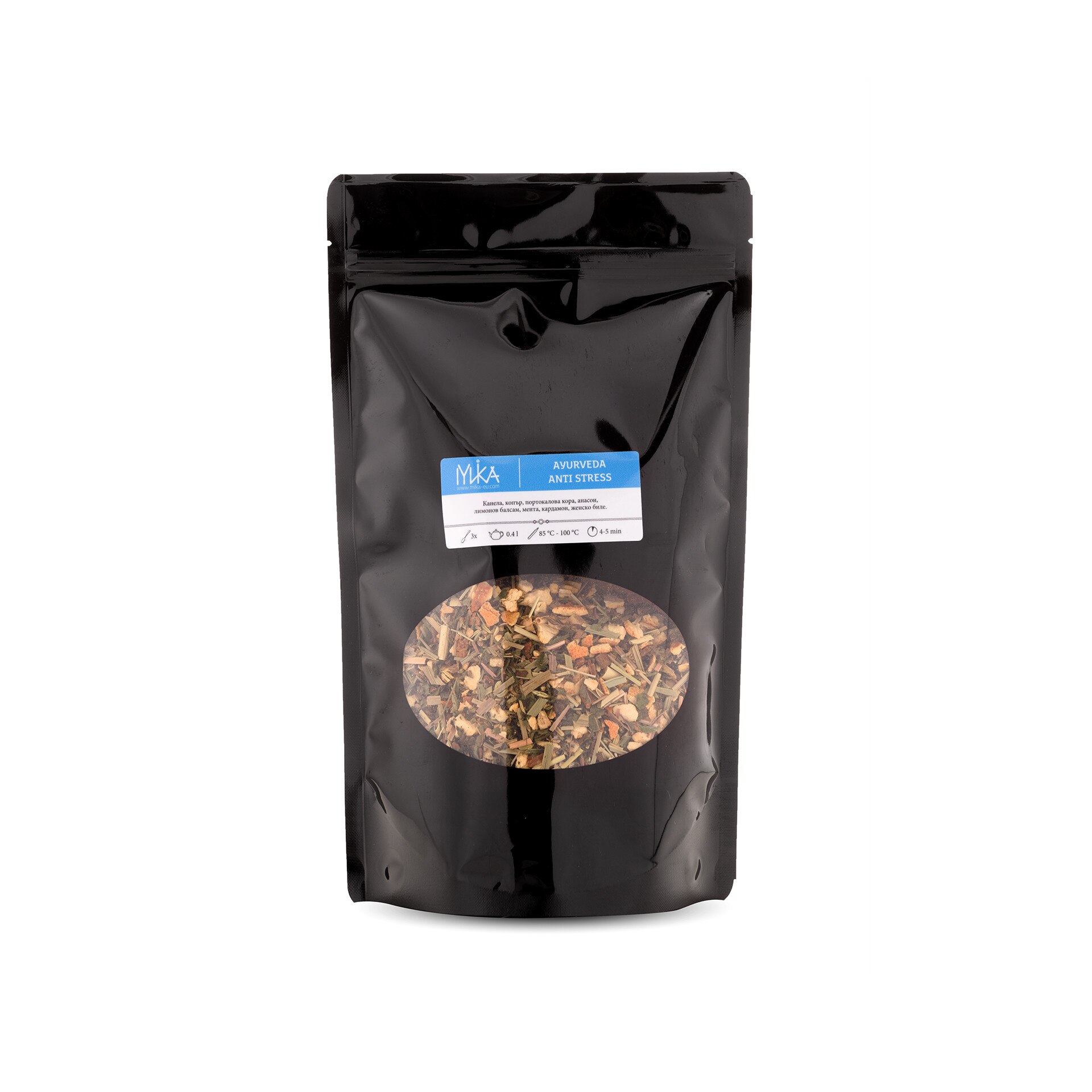 Ceai relaxant Mika Ayurveda Anti stress, 200 g