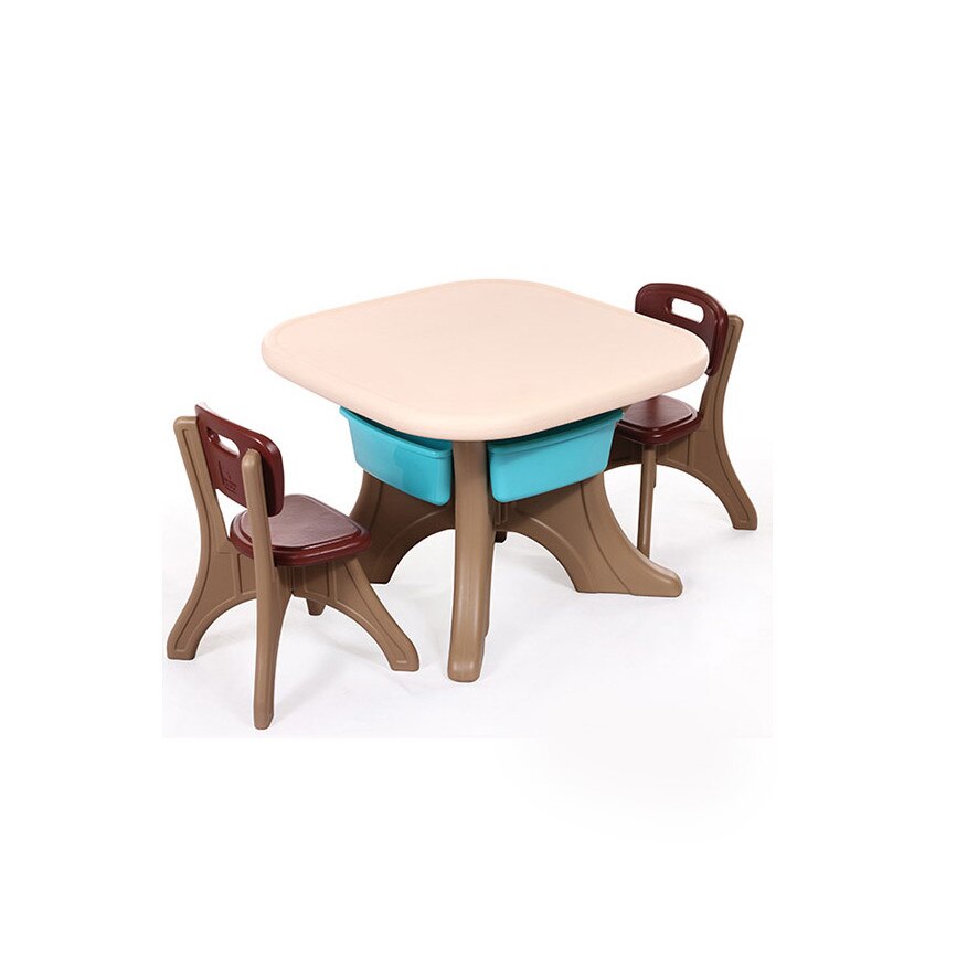 Set masuta cu doua scaunele Nichiduta Activity Brown