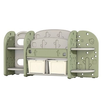 Mobilier organizare carti si jucarii Nichiduta Birds Green Mobilier organizare carti si jucarii Nichiduta Birds Green