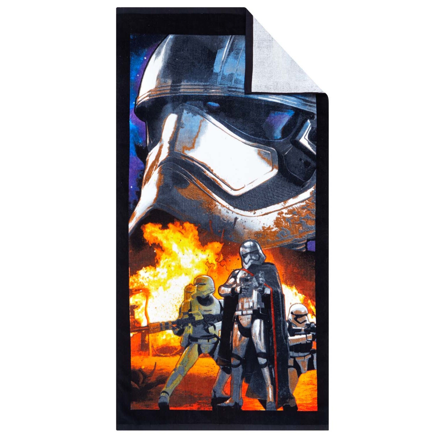Prosop de plaja Star Wars negru, 140X70 cm