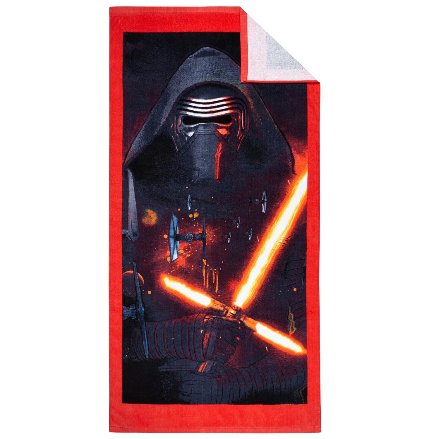 Prosop de plaja Star Wars rosu, 140X70 cm