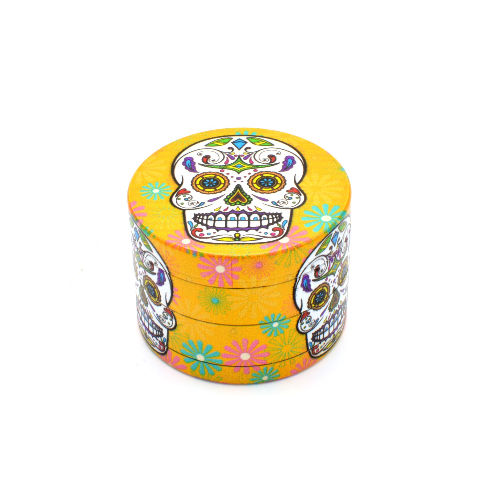 Grinder Sugar Skull Toro, Galben