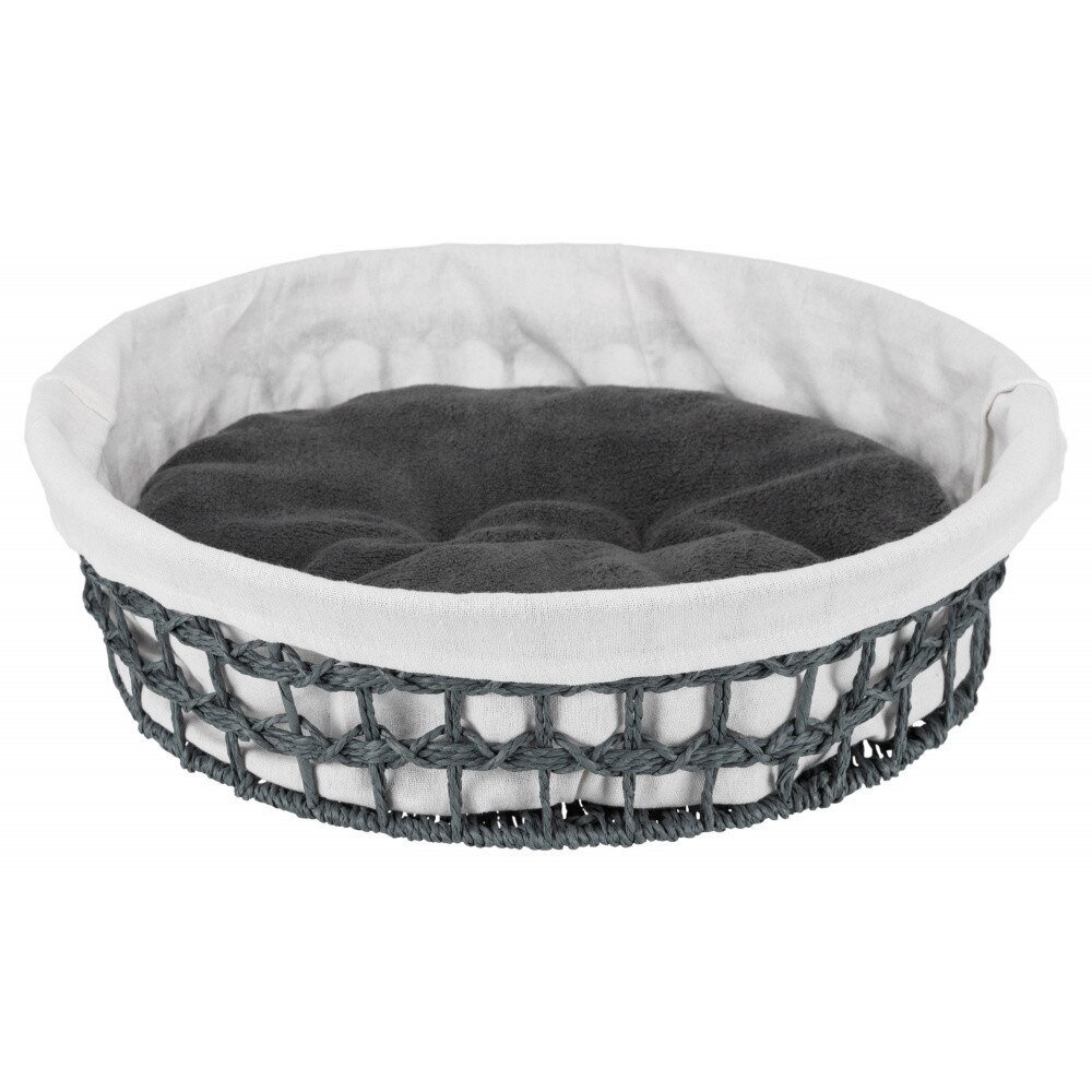 Cos Trixie Feira Rotund 45 cm Gri/Natural 38405