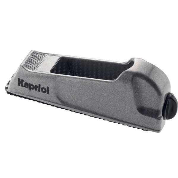 Mini rindea, KAPRIOL, din aluminiu, 140 x 40 mm