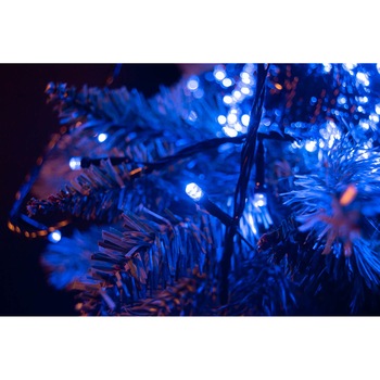 Instalatie Craciun Sirag Standard, Albastru, V&V 5806, 200 becuri, 15m Instalatie Craciun Sirag Standard, Albastru, V&V 5806, 200 becuri, 15m