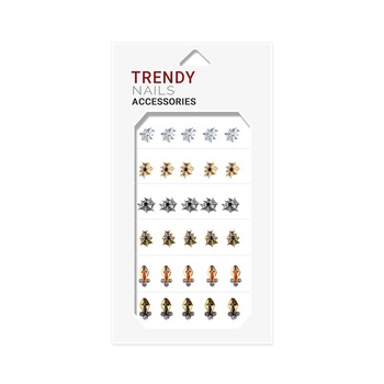 Decor metalic pentru unghii pentru Halloween, set 30 de bucati, Nr. 5 Decor metalic pentru unghii pentru Halloween, set 30 de bucati, Nr. 5