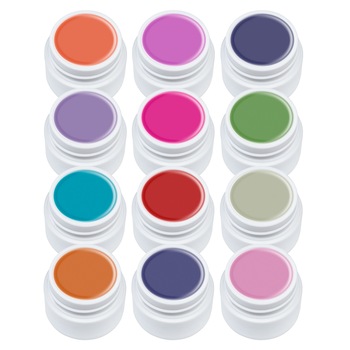 Set gel color Lila Rossa, Series, 12 geluri, Neon Set gel color Lila Rossa, Series, 12 geluri, Neon