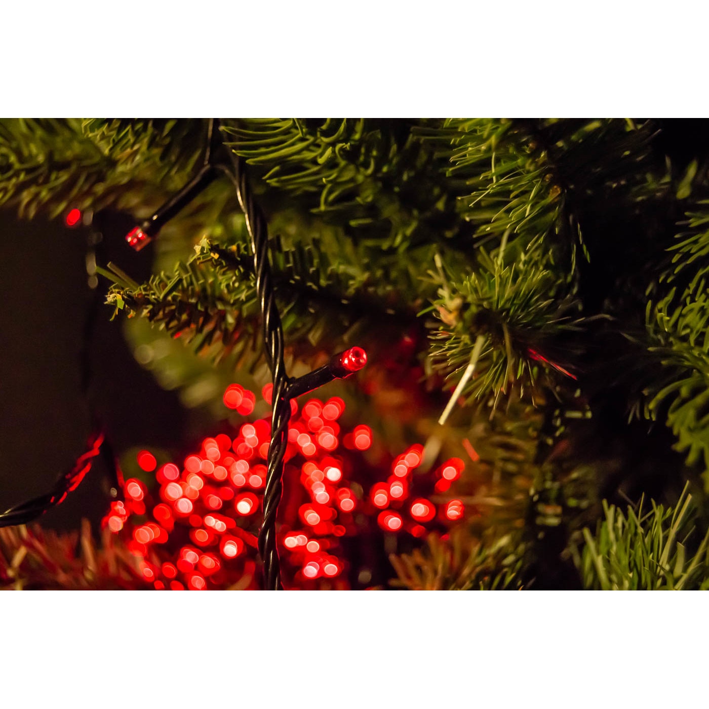 Instalatie Craciun Sirag Standard, Rosu, V&V 5819, 60 becuri, 5m