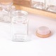 Set recipiente depozitare condimente pe suport din lemn, 10 piese, PRACTIC President Line