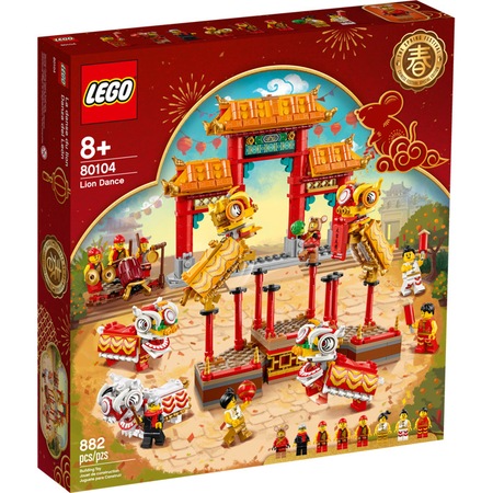 Acrobatics Choice racket Set de constructie LEGO Targ de Anul Nou Chinezesc, Dansul Leilor 80104,  882 piese, 8 ani + - eMAG.ro