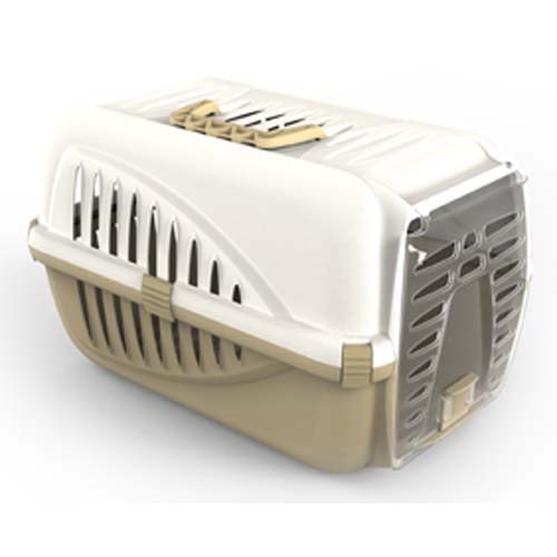 Cutie de transport, Casper Panzer, Cobbys Pet, 50 x 33 x 31 cm, Pana la 10 kg, Bej