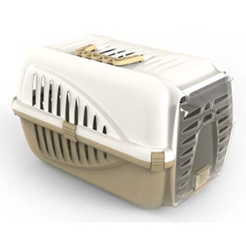 Cutie de transport, Casper Panzer, Cobbys Pet, 50 x 33 x 31 cm, Pana la 10 kg, Bej Cutie de transport, Casper Panzer, Cobbys Pet, 50 x 33 x 31 cm, Pana la 10 kg, Bej