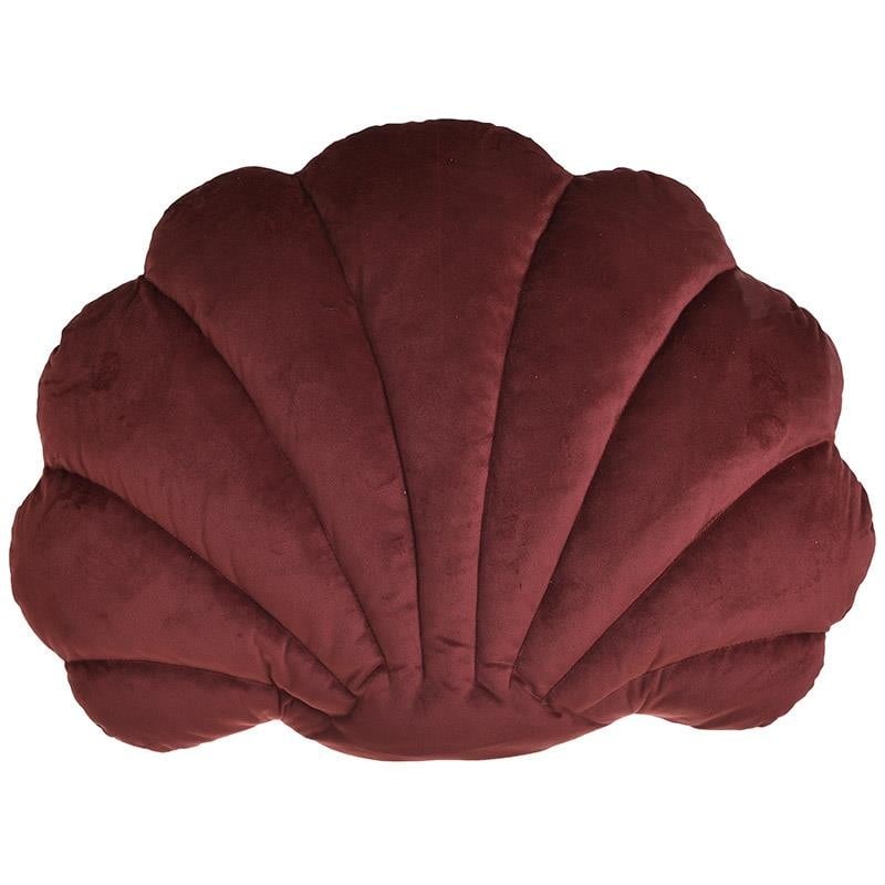 Perna Shell Velvet Burgundy 40 cm x 50 cm