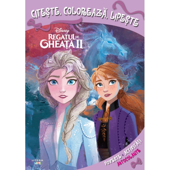 Disney.Regatul de gheata II. Citeste, coloreaza, lipeste